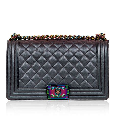 chanel 21p iridescent|iridescent medium boy bag Chanel.